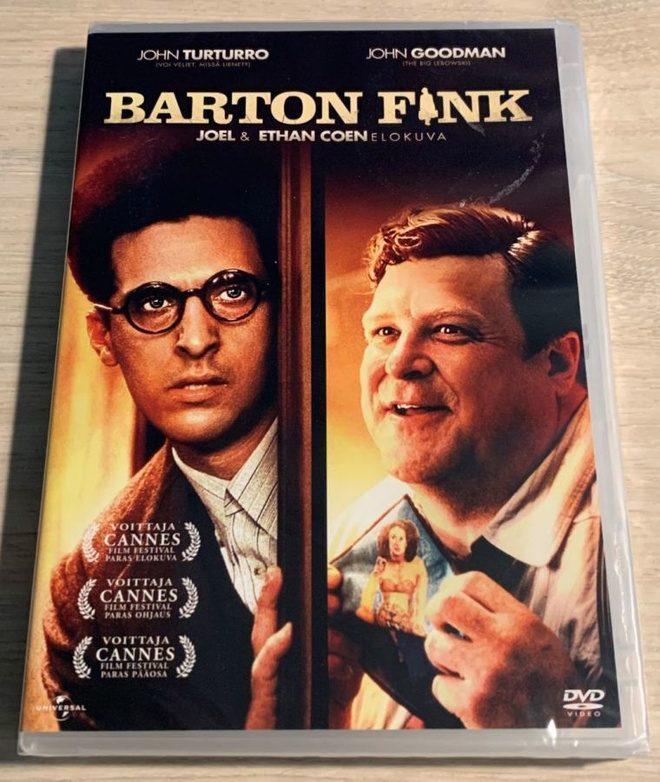 Barton Fink (1991) Joel & Ethan Coen -elokuva (UUSI)