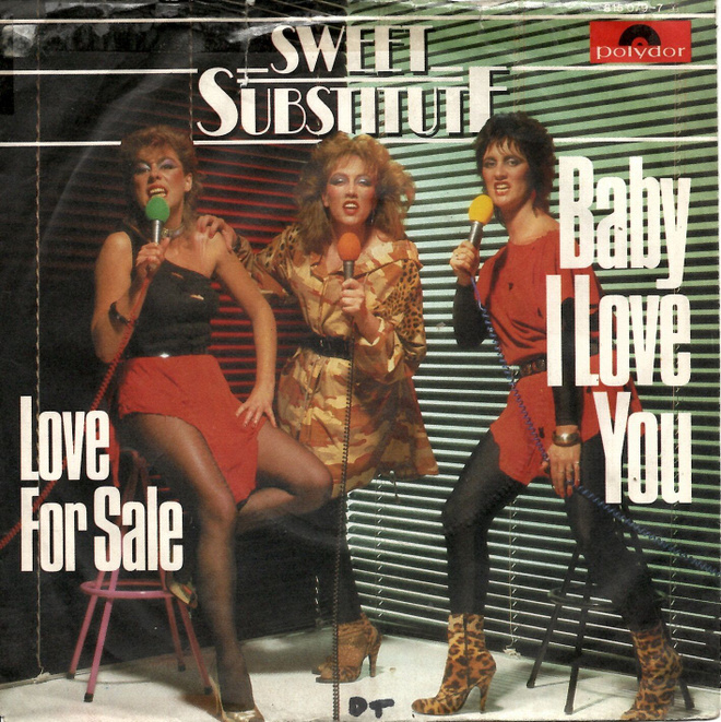SWEET SUBSTITUTE: Baby I Love You / Love For Sale  7"kk