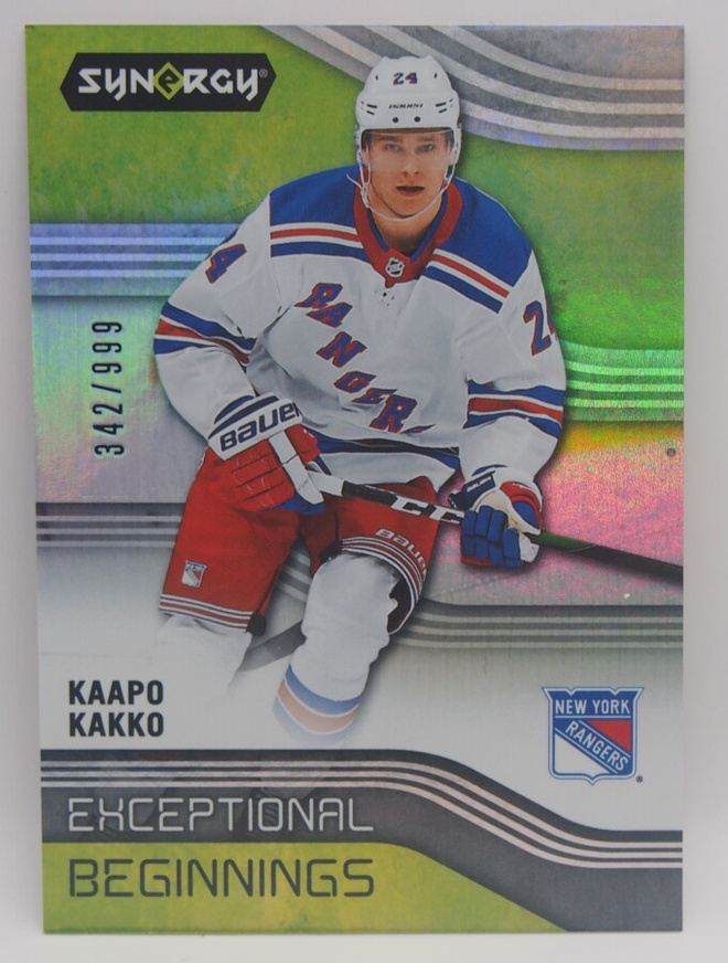 2019-20 Synergy Exceptional beginnings Kaapo Kakko /999