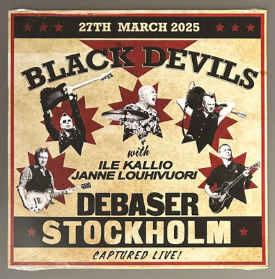 BLACK DEVILS: Debaser Stockholm - LP, uusi