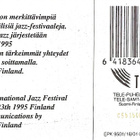 D73 30 MK PORI JAZZ 1995 TELE PUHELUKORTTI - pikkukuva 2