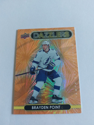 2021-22 Upper Deck Dazzlers Orange #DZ40 Brayden Point