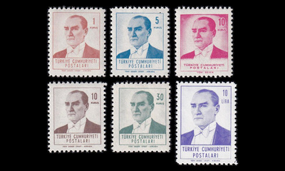 Turkki 1814-9 ** Käyttösarja Atatürk (1961)