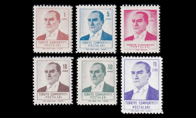 Turkki 1814-9 ** Käyttösarja Atatürk (1961)