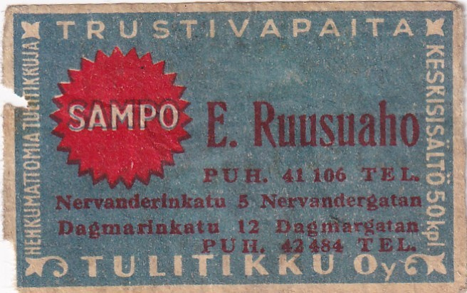 Helsinki, E. Ruusuaho, Nervanderinkatu 5     s111
