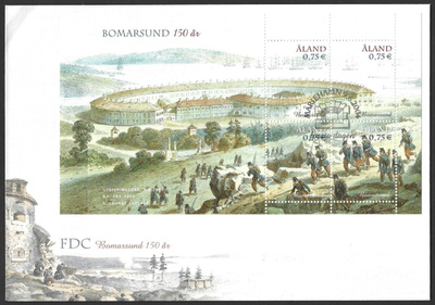 Åland 2004 ÅV 14 Bomarsund 150 v 0,75 € ** LaPe 236-239
