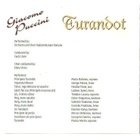 cd, Turandot (Puccini) - 3 cd [ooppera] - pikkukuva 2