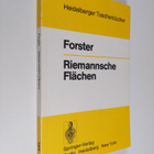 O. Forster : Riemannsche Flächen - pikkukuva 1