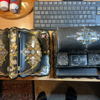 Ns Papier-Mache kirjoitus setti ja joku pöytärasia tms - pikkukuva 1