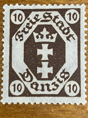 SAKSA DANZIG 1920 MERKKI**