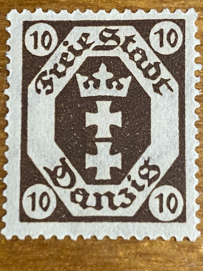 SAKSA DANZIG 1920 MERKKI**