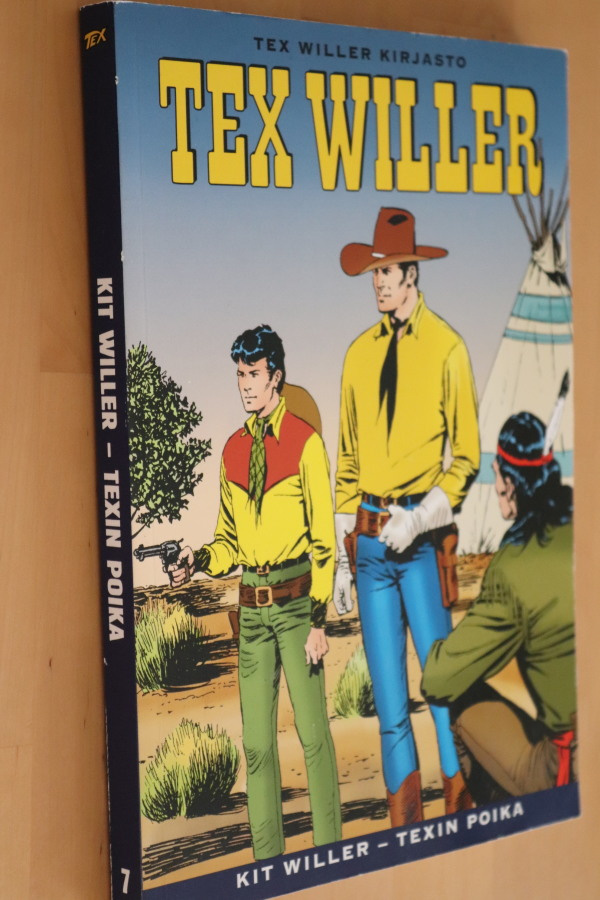 Tex Willer kirjasto 7 - Kit Willer Texin poika ( 1.p. 2011 )