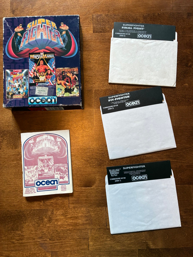 Super Fighter - C64 / Commodore 64 disketti, box
