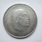 Espanja 100 Pesetas 1966 Francisco Franco hopeaa - pikkukuva 1