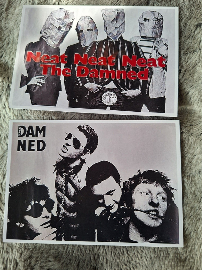 THE DAMNED --- promo postikortti x2 --- 9.5cm x 13.5cm