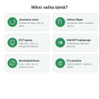 E27 Klipsilampunkannatin – 360° Hanhenkaulavarsi, EU-pisto - pikkukuva 4
