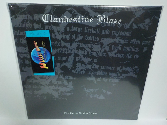 CLANDESTINE BLAZE - FIRE BURNS IN OUR HEARTS 2016 UUSI LP