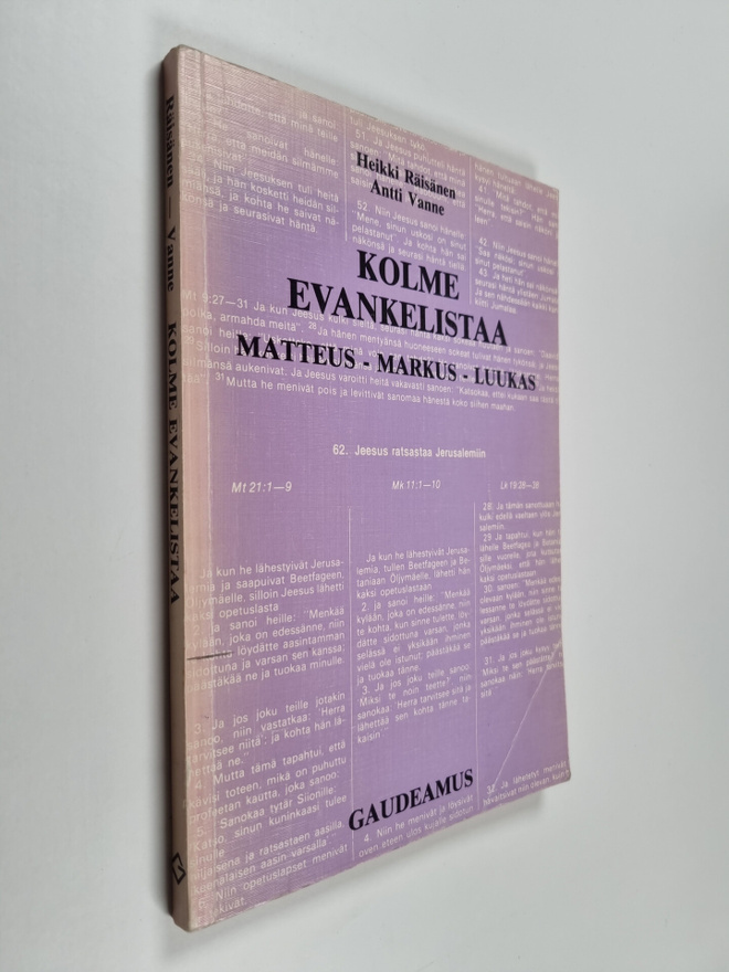 Heikki Räsänen ym. : Kolme evankelistaa : Matteus - Marku...