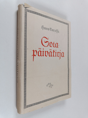 Hans Carossa : Sotapäiväkirja
