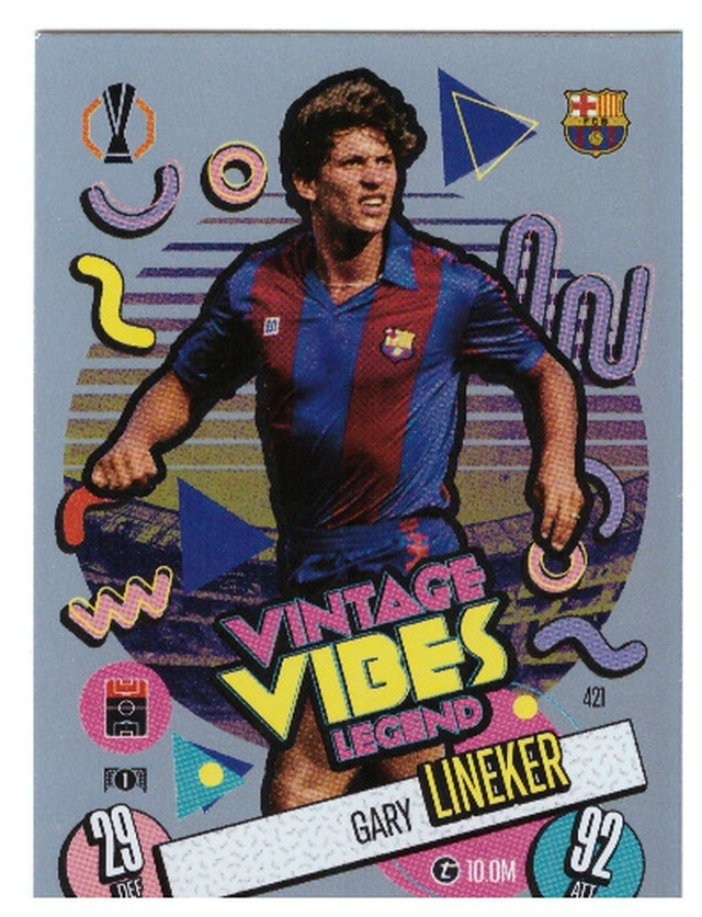 GARY LINEKER Barcelona, Jalkapallo