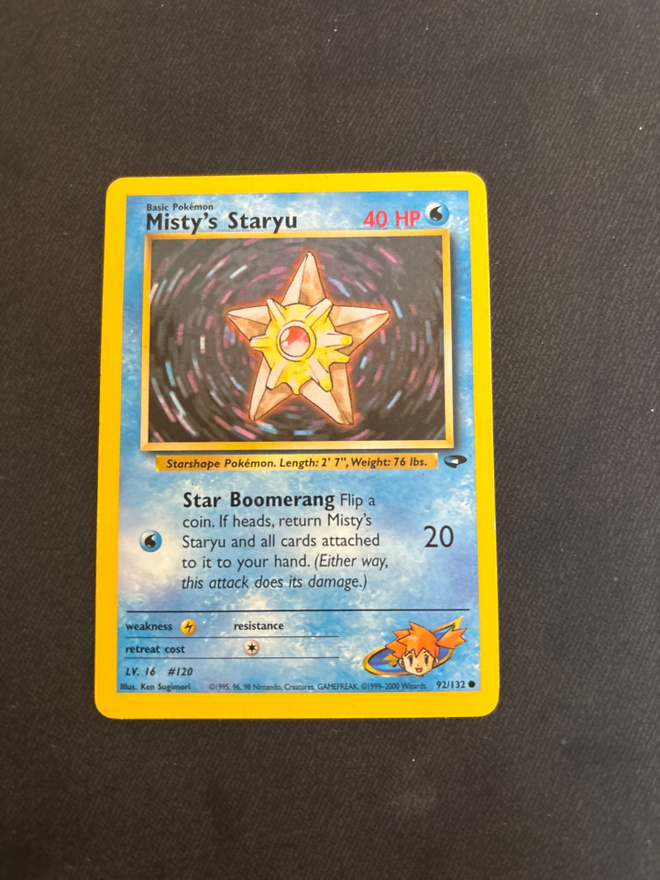 Misty’s Staryu 92/132 Gym Challenge