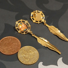 Vintage gold dream catcher korvakorut - pikkukuva 3