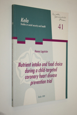 Hanna Lagström : Nutrient intake and food choice during a...