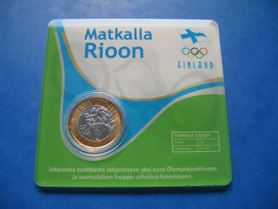Brasilia 1 real juhlaraha Rio Olympialaiset - 2016