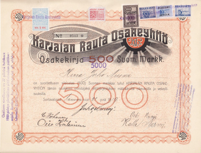 OKK 1919 Karjalan Rauta Oy, Sortavala
