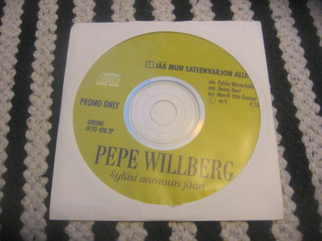 Pepe Willberg - Jää mun sateenvarjon alle (promo cds)