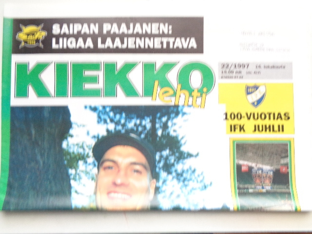 Kiekkolehti Nro 22/1997 (16.1)