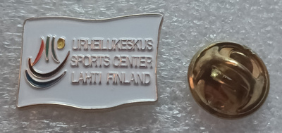 Urheilukeskus Sports Center Lahti Finland -pinssi