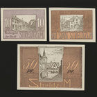Saksa Notgeld 10, 25, 50 Pfg, Strelitz 1922 - pikkukuva 1