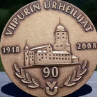 Viipurin urheilijat. Leimalla. Rasiassa. Halkaisija - 55 mm. - pikkukuva 3