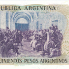 Argentina 500 Pesos ND(1984) P316a #25 - pikkukuva 2