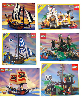 LEGO 6245 6251 6260 6276 6259 6273 1464 6247 6261