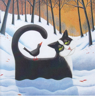 Vicky Mount: Lumikinos (isohko taittokortti)