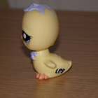 LITTLEST PET SHOP kelta-lila TIPU, LINTU #2002 - pikkukuva 4