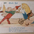 Hedvig Rosendahl: Tontut tuovat lahjan ja possun, runo, 1918 - pikkukuva 1