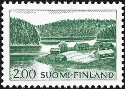 1964 Yleismerkki Maisema 2,00 paperi xHa 1 GA LaPe 587 x