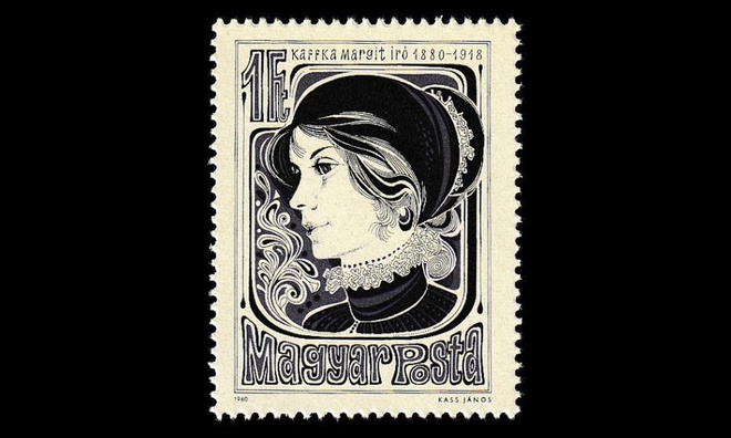 Unkari 3431 ** Kirjailija Margit Kaffka (1980)