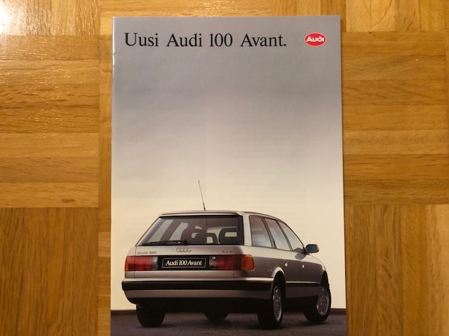 Esite Audi 100 Avant C4 vuodelta 1991 / 1992