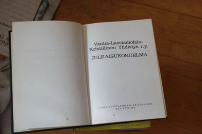 Julkaisukokoelma  Vanha-lestadiolais-kristillinen yhdisty #6