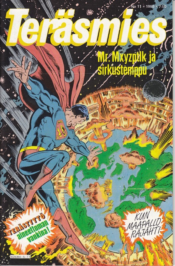 Teräsmies 11/1985 Mr Mxyzptlk ja sirkustemppu
