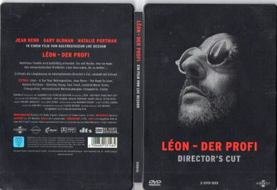 leon (58 277) k -DE- Steelbook, DVD (2) jean reno 1994 dir.