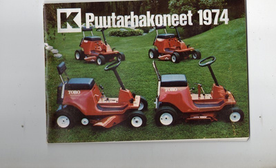 K Puutarhakoneet 1974