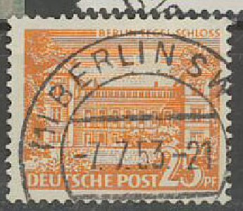 Berlin Mi 50 kaunisleimainen