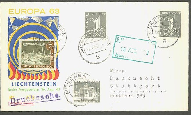 Berlin Mi 218 ym painotuotteella