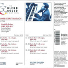 Glenn Gould : Bach - English Suites - pikkukuva 2