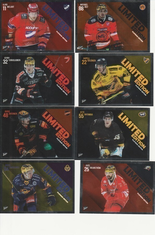 2022/23 Cardset Limited series 2 kortit 3e kpl